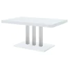 CoasterEssence 193811 Brooklyn - Rectangular Dining Table - White High Gloss