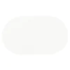 CoasterEveryday 2065 Retro - Oval Wood Top Dining Table - White And Chrome