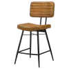 CoasterElevations 110649 Partridge - Leather Counter Chair (Set of 2) - Antique Camel
