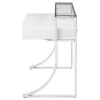 CoasterEssence 802141 Gemma - 2-Drawer Writing Desk - White High Gloss