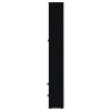 Coaster Fine Furniture 953478 Hawthorne - 4-Shelf Glass Door Tall Cabinet With Drawers - Black