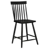 Coaster Fine Furniture 122509BLK Andrews - Windsor Counter Height Dining Side Chair (Set of 2) - Black