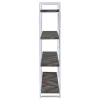 CoasterEssence 802613 Grimma - 4-Shelf Bookshelf - Rustic Gray And Chrome