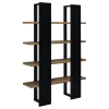 CoasterEveryday 882036 Danbrook - 4-Shelf Bookshelf - Black And Aged Walnut