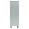 CoasterEssence 223215 Gunnison - 5-Drawer Bedroom Chest - Silver Metallic