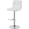 CoasterEveryday 120356 Lenny - Upholstered Adjustable Bar Stool (Set of 2) - White