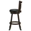 CoasterEssence 101930 Calecita - Wood Swivel Bar Stool (Set of 2) - Cappuccino