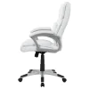 CoasterEssence 801140 Kaffir - Upholstered Adjustable Home Office Desk Chair - White