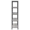 CoasterEveryday 801546 Analiese - 4-Shelf Bookshelf - Gray Driftwood