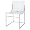 Coaster Fine Furniture 121182 Adino - Acrylic Dining Side Chair (Set of 2) - Chrome