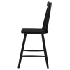Coaster Fine Furniture 122509BLK Andrews - Windsor Counter Height Dining Side Chair (Set of 2) - Black