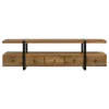 Coaster Fine Furniture 703243 Otto - 5-Drawer Mango Wood TV Stand Media Console - Brown