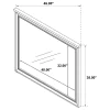 Coaster Fine Furniture 215924 Pembroke - Dresser Mirror - Washed Oak
