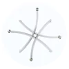 CoasterEveryday 106440 Beckham - Round Glass Top Dining Table - Chrome