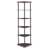 CoasterEveryday 800279 Bonwick - Wood 5-Shelf Corner Bookshelf - Cappuccino