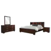 CoasterEssence 200719Q-S4 Jessica - 4 Piece Queen Bedroom Set - Cappuccino