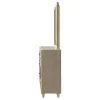Coaster Fine Furniture 222663FBM Lorient - 8-Drawer LED Flame Box Dresser And Mirror - Ivory Camel