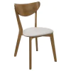 CoasterEveryday 103062 Kersey - Curved Wood Dining Side Chair (Set of 2) - Chestnut