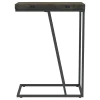 CoasterEveryday 931156 Carly - Expandable Engineered Wood C-Shaped Side Table - Gray