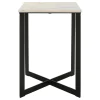 Coaster Fine Furniture 707698-S3 Tobin - 3 Piece Marble Top Coffee And End Table Set - White