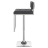 CoasterEssence 100195 Alameda - Adjustable Bar Stool - Chrome And Gray