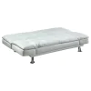 CoasterEssence 300291 Dilleston - Upholstered Tufted Convertible Sofa Bed - White