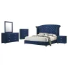 CoasterEveryday 223371Q-S5 Melody - 5 Piece Queen Bedroom Set - Pacific Blue