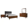 Coaster Fine Furniture 205131F-S4 Robyn - 4 Piece Full Bedroom Set - Dark Walnut