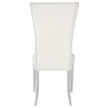 CoasterElevations 111102 Kerwin - Velvet Upholstered Dining Side Chair (Set of 2) - White