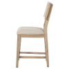 Coaster Fine Furniture 109389 Kailani - Radio Weave Cane Counter Dining Side Chair (Set of 2) - Beige Oak