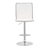 CoasterEveryday 122089 Ashbury - Upholstered Adjustable Bar Stool (Set of 2) - White