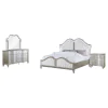 CoasterElevations 223391KW-S4 Evangeline - California King 4 Piece Bedroom Set - Silver Oak
