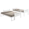 CoasterEveryday 405052WHT Littleton - Wood Twin Over Full Bunk Bed - White