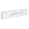 Coaster Fine Furniture 704262 Jude - 2 Door Engineered Wood TV Stand - High Gloss White