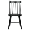 Coaster Fine Furniture 108546BLK Middleton - Solid Wood Dining Side Chair Black (Set of 2) - Black