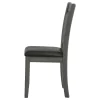 CoasterEveryday 108212 Lavon - Wood Dining Side Chair (Set of 2) - Medium Gray And Black