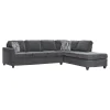 CoasterEssence 509347 Mccord - Upholstered Track Arm Sectional Sofa - Dark Gray