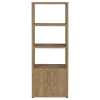 Coaster Fine Furniture 701703 Tabby - 3-Shelf Engineered Wood Media Tower - Mango