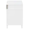 Coaster Fine Furniture 225072 Gracemont - 3-Drawer Bedroom Nightstand Bedside Table - White