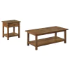 Coaster Fine Furniture 710548-S2 Payne - 2 Piece Coffee And 1-Drawer End Table Set - Brown