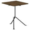 CoasterEssence 931206 Heitor - Square Wood Top Accent Side Table - Dark Brown