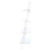 CoasterEssence 801553 Amaturo - 4-Shelf Acrylic Ladder Bookshelf - Clear
