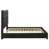 Coaster Fine Furniture 315911BLKKE Medley - Genuine Leather Eastern King Platform Bed - Black