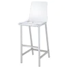 CoasterEssence 100295 Juelia - Bar Stools (Set of 2) - Chrome And Clear Acrylic