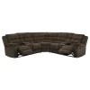 Coaster Fine Furniture 601510 Atkinson - Upholstered Reclining Sectional Sofa - Chocolate