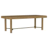 Coaster Fine Furniture 108931-S9W Arini - 9 Piece Extension Leaf Dining Table Set - Sand Wash