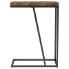 CoasterEveryday 931147 Sergio - Engineered Wood C-Shaped Side Table - Rustic Tobacco
