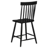 Coaster Fine Furniture 122509BLK Andrews - Windsor Counter Height Dining Side Chair (Set of 2) - Black