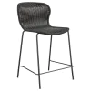 CoasterEssence 192039 Mckinley - Faux Rattan Metal Counter Chair (Set of 2) - Brown