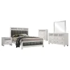 CoasterEveryday 205891Q-S5 Barzini - Queen 5 Piece Bedroom Set - White